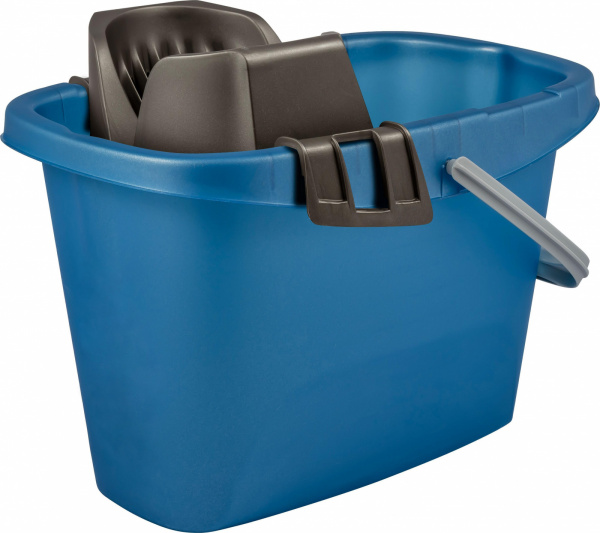 Ведро моп (c отжимом) "step" 13 л (в ассорт) "spin&clean" sv4086