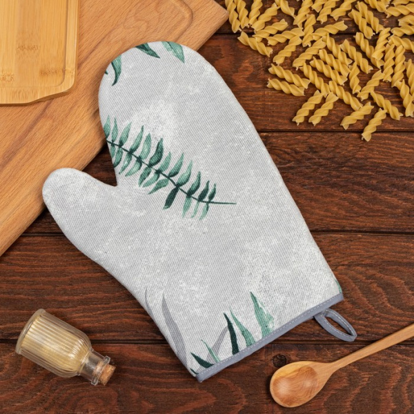 Варежка-прихватка "Доляна" Tropics 20х27 см, 100% хлопок, ватин 250г/м2/7587367