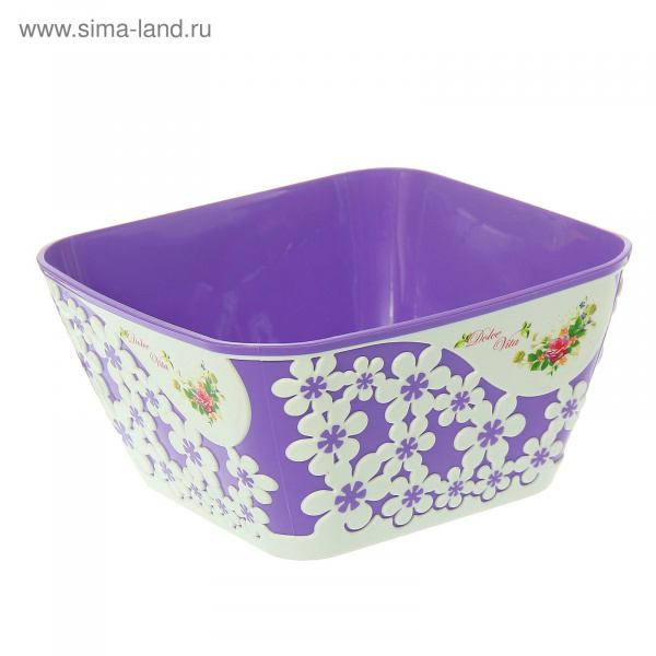Салатник 2л "Дольче Вита"   фиолетово -белый   1325322