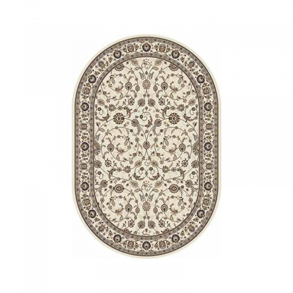 Ковёр овальный Valencia Deluxe, размер 100 х 200 см, цв. cream-brown /3842613