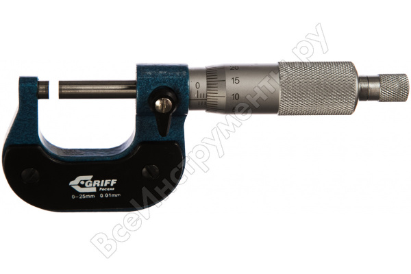 Микрометр МК-25 кл1 ГОСТ 6507-90 GRIFF