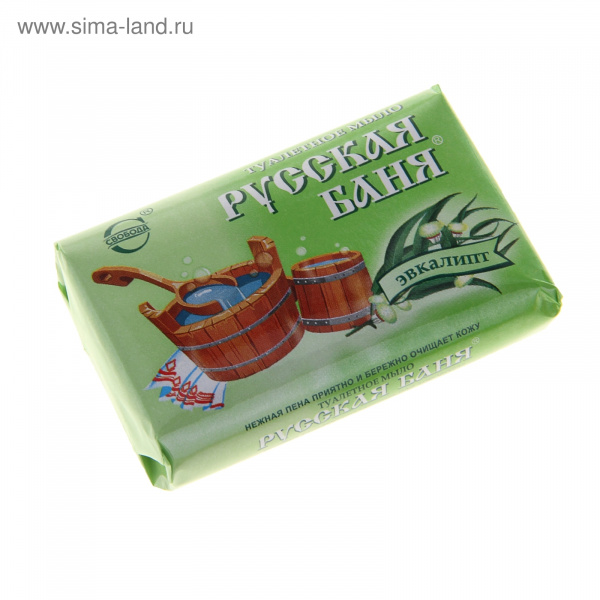 Мыло Русская баня 100гр Эвкалипт *72