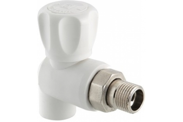 Клапан PPR для подключения радиатора угловой 25х3/4