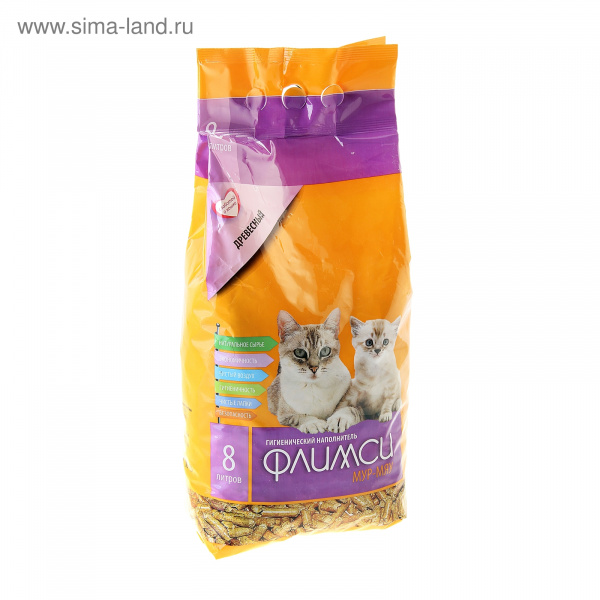 Наполнитель древесный "ФЛИМСИ" 8л. 188949