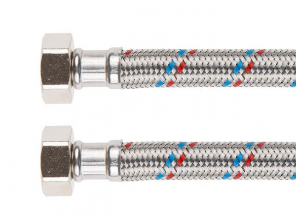 Подводка гибкая для воды гайка 3/4 - гайка 3/4 60см AVE20460