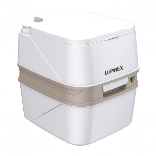 Биотуалет, верхний бак 10 л, нижний бак 18 л, белый, LUPMEX /9871128