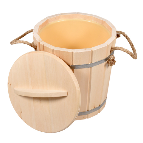 Ведро 10л с пластиковой вставкой (В)/03710