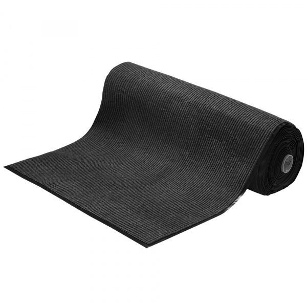 Коврик влаговпитывающий, ребристый “TRIP” 120 см , серый *15 /24207