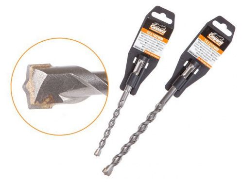 Бур по бетону 10х260 мм бур (сверло) SDS-plus GEPARD GP0110-260