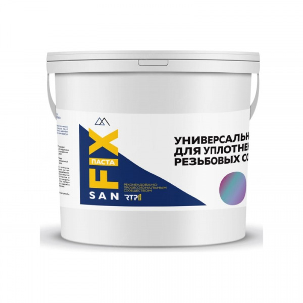 Паста универсальная д/упл. рез. соед. 450мл ведро графит SANFIX/469003