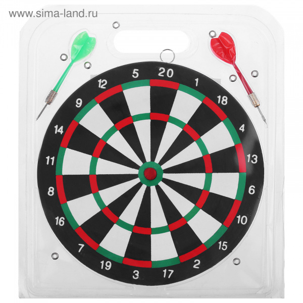 Дартс (25см) на блистере = 2 дротика 4899033