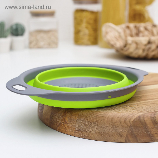 Дуршлаг Доляна «Компакт», d=19,5 см, цвет МИКС/ 583993