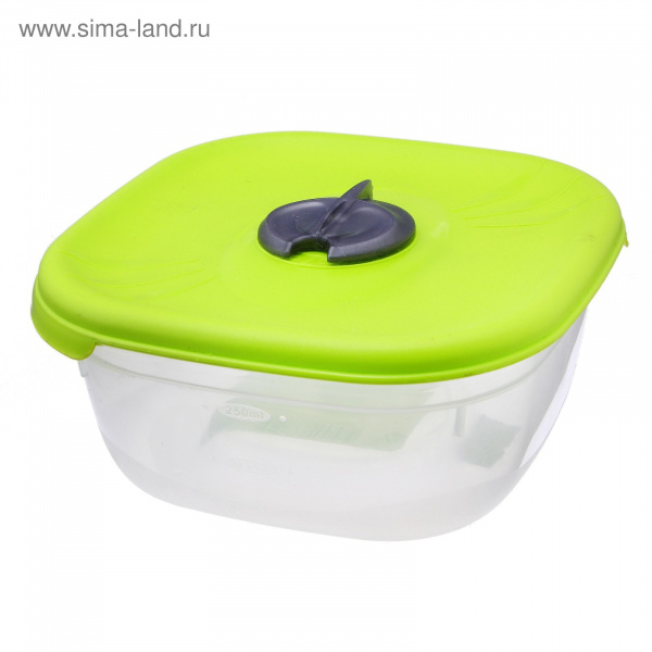 Емкость для СВЧ квадрат. 0,375л лайм ПЦ2211ЛМ