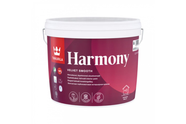 Краска интерьерная HARMONY база А глубокоматовая 2,7л 