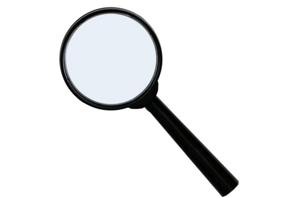 Лупа канцелярская D 75мм SMG02