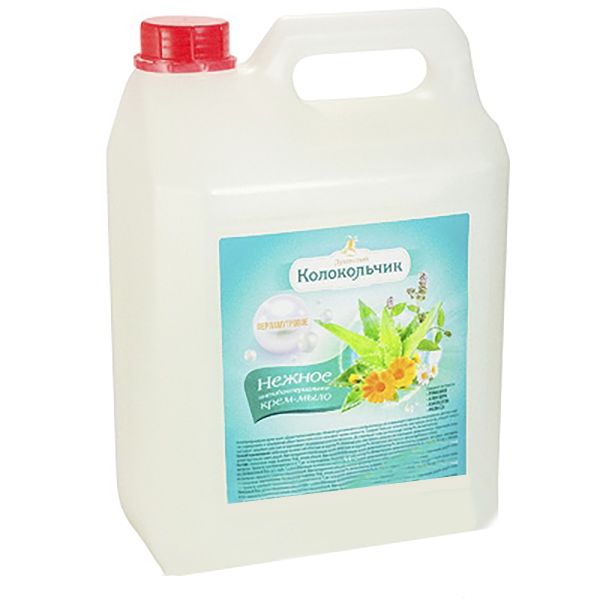 Жидкое мыло Колокольчик 5л Антибактериальное канистра