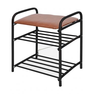 Банкетка для обуви, 500х330х450 мм, медный антик, NIKA (Б1/А)