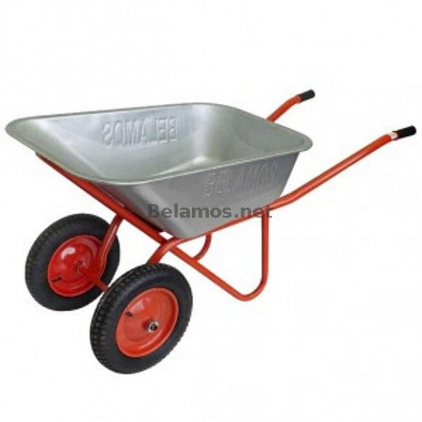 Тачка строительная двухколесная 700Р (Belamos) 110л грузоподъемность 200кг.
