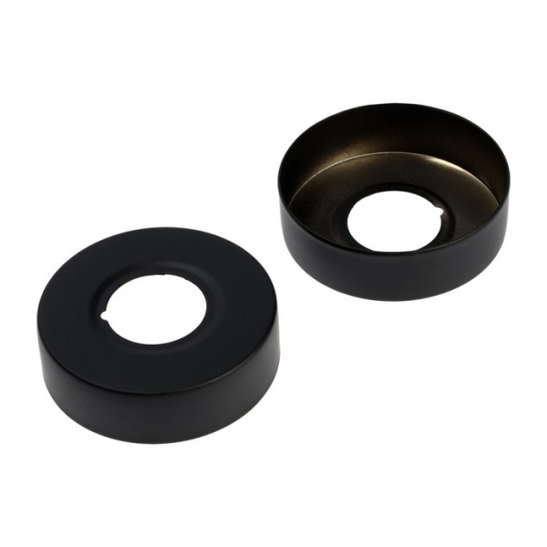 Отражатель для смесителя ZEIN Z3678, набор 2шт, d=60 мм, высота 18 мм, нерж.сталь, черные /9931957