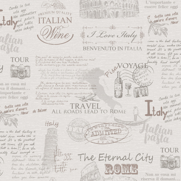 Обои Startdeco Рим Вояж мотив 98695 СН/ПР