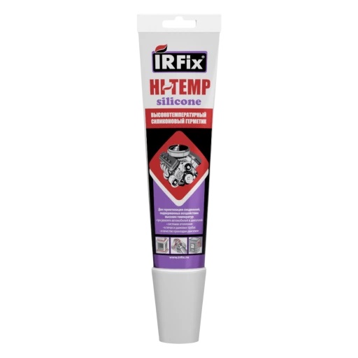 Герметик силиконовый высокотемпературный красный IRFix Hi-Temp +250°С 60мл 