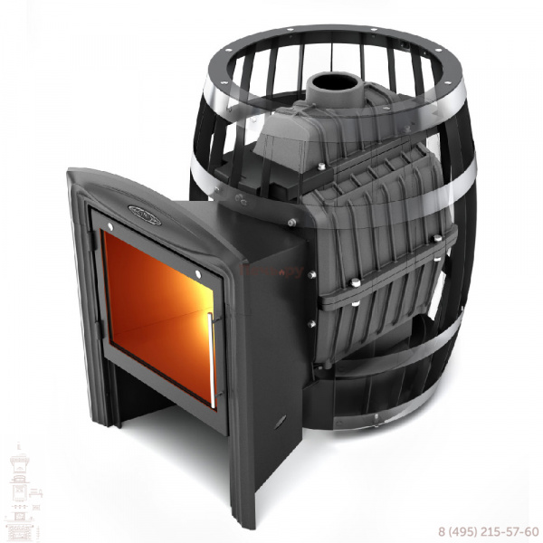 Печь банная Термофор (18м.куб.) Саяны Cast Витра 