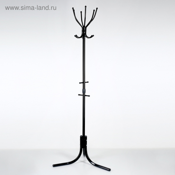 Вешалка напольная «Комфорт» (ВК6/Ч), 60×60×180 см, цвет чёрный /4827195