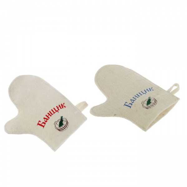 Рукавица банная «Банщик» микс