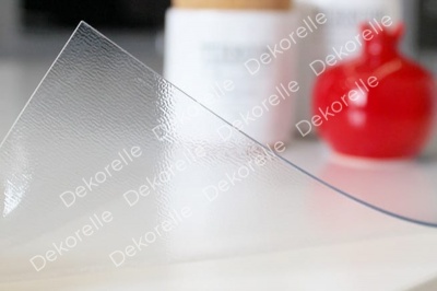 Клеенка силиконовая прозрачная Mega Crystal 0,8*20м (Рифленая), толщина 2,0 мм /59011