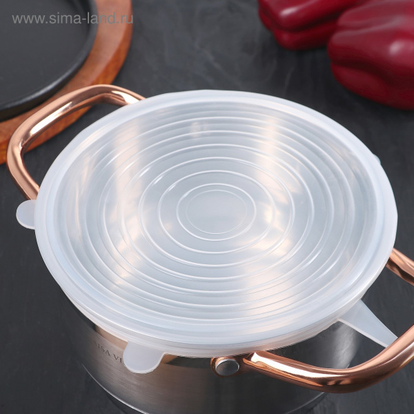 Крышка универсальная для хранения продуктов «Черепашка», 14,5 см/1857293