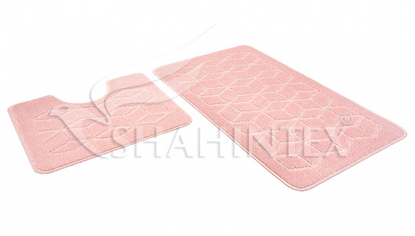 НАБОР КОВРИКОВ Д/В SHAHINTEX РР 50*80+50*50 002 ФЛАМИНГО 77/814398