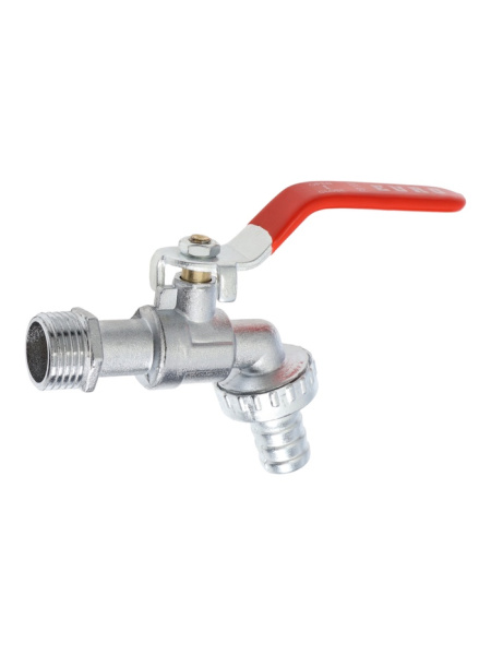 Кран водоразборный со штуцером ZEIN Engr, 1/2"/7373614