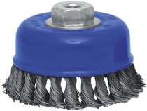 Корщетка для УШМ, М14, тип "Чашка",  витая проволока 0,5 мм, 125 мм, CUTOP Profi/82-523/82-900