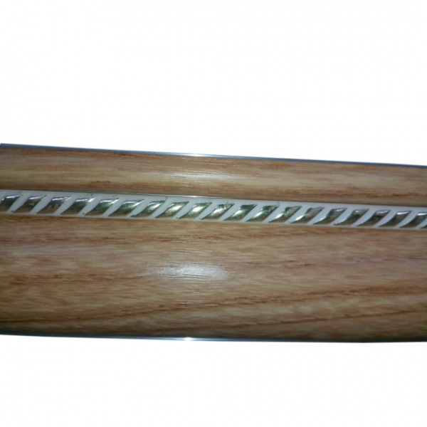 Карниз АМ 031 двойной 3,5м цвет бук/350 031-15