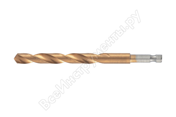 Сверло по металлу 4,5мм. HSS 6-ти гр хвостик 717452