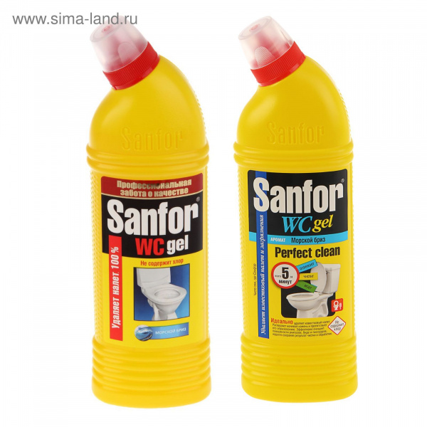 Санфор WC гель 750мл. Морской бриз *15