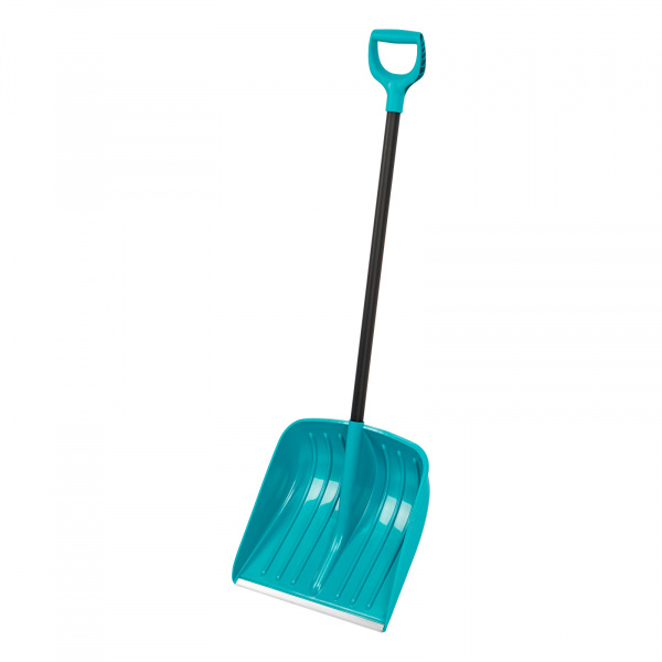 Лопата для уборки снега, полипропилен, 450х450х1355 мм, алюм. черенок, усиленная, LUXE Palisad/61678