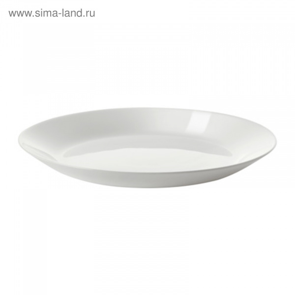 Тарелка десертная ОФТАСТ, 19 см, цвет белый /2915896