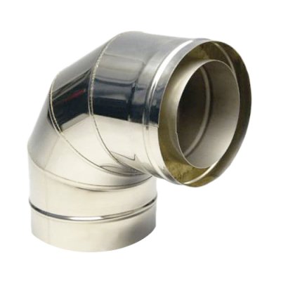 Отвод нержавейка д115/200 90гр.