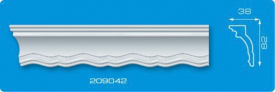 Плинтус потолочный 209042 2м