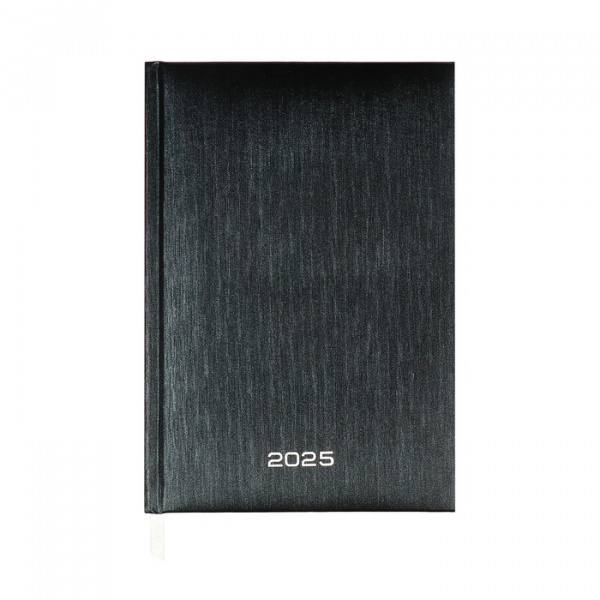 Ежедневник датированный 2025 года, А5, 176 листов, Attomex.Lancaster черный /10115696
