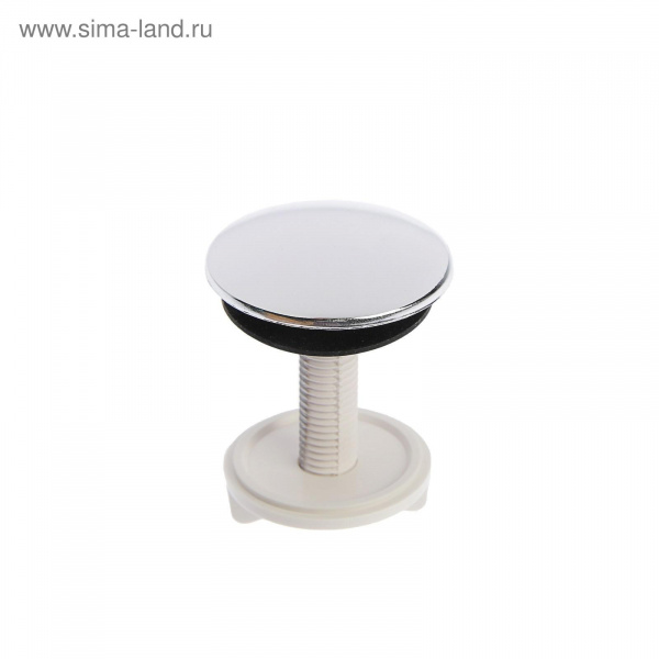 Заглушка отверстия умывальника под смеситель MasterProf, 50 мм, хром/2589244