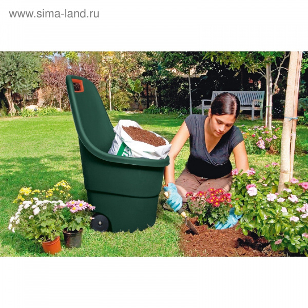 Тележка садовая пластиковая 55л КЕТЕR 1613760