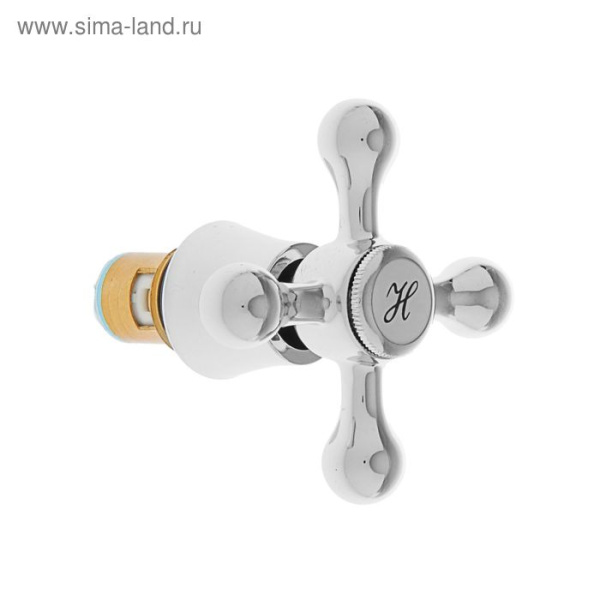 Маховик Accoona AH76, с кран-буксой, хром/1509534