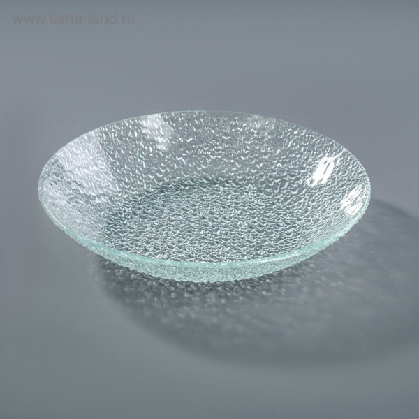 Тарелка d=20см бесцветная   2846539