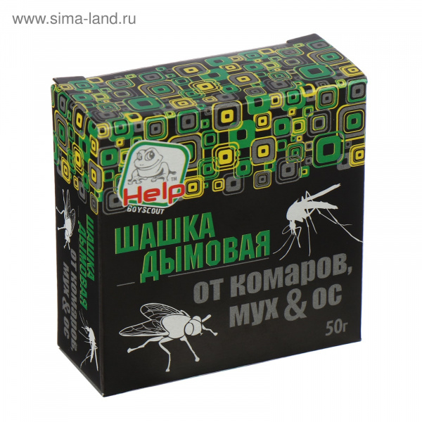 Шашка дымовая от Комаров, мух и ос, инсектицидная, 50гр./2475071