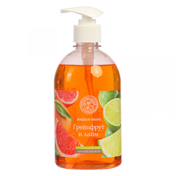 Жидкое мыло Колокольчик 500мл Грейпфрут и Лайм natural extracts
