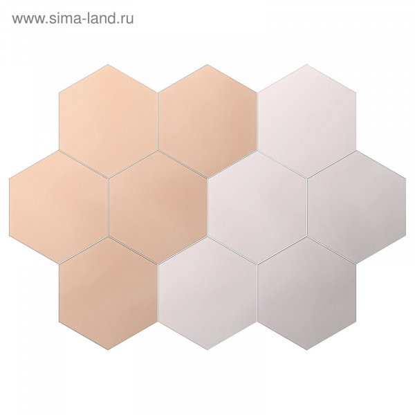 Набор зеркал ХЁНЕФОС, 18х21 см, 10 шт 4191369