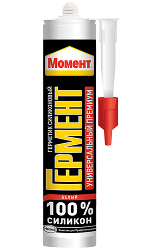 Герметик МОМЕНТ СИЛИКОН универсальный белый 280МЛ 756752