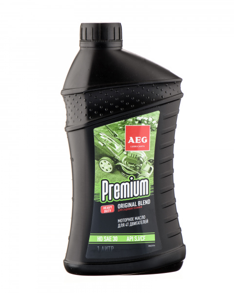 Масло четырехтактное минеральное Premium (1 л; HD SAE 30; API SJ/CF) AEG Lubricants 30627